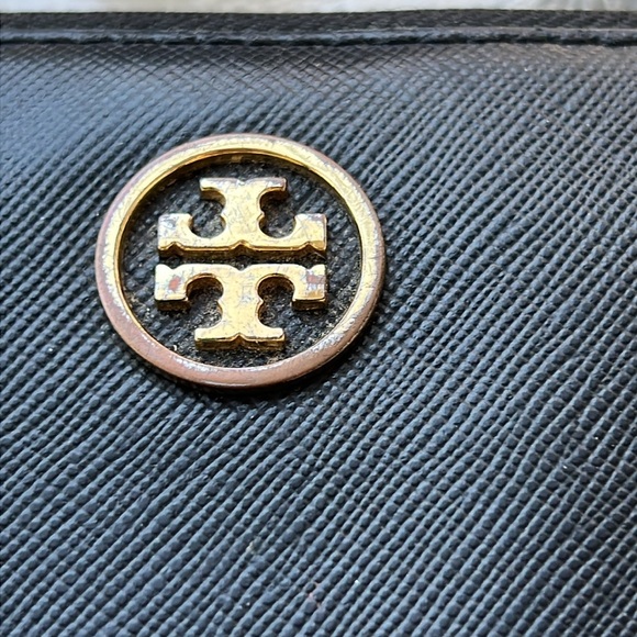 Tory Burch saffiano leather black wallet EUC - Picture 7 of 12